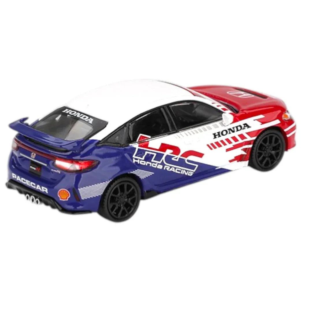 MINI GT 1:64 4-Car Die-Cast Model Set – Porsche 911 GT3 R Skeleton Rexy, Mazda AZ-1 LB40 PILOT, Lancia Stratos HF #4 & Honda Civic Type R HRC Pace Car