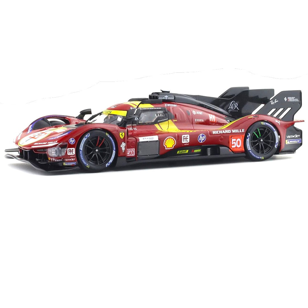 Bburago 1:43 Ferrari 499P Hypercar Racing Die-Cast Model | Le Mans Racing Collectible