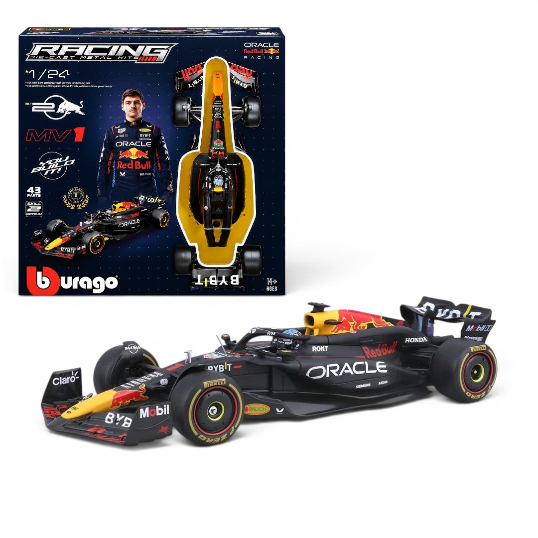 Bburago 1:24 Oracle Red Bull Racing RB20 #1 Max Verstappen F1 Model Kit (2024) | Collectible Model