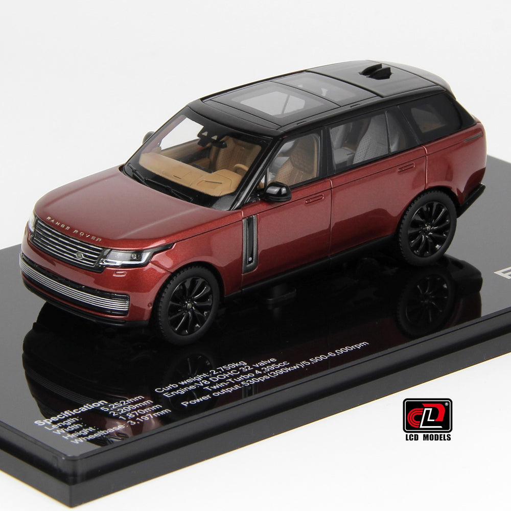 LCD Models 1:43 Land Rover Range Rover SV Die-Cast Model Car | Premium Collectible SUV Model |