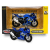 MSZ 1:18 Suzuki GSX-R1000 Die-Cast Motorcycle Model | Red/Blue
