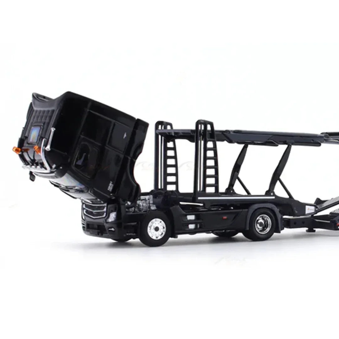 GCD 1:64 Silver AMG Actros Gigaspace 4x2 Trailer Truck Model Diecast Metal Car
