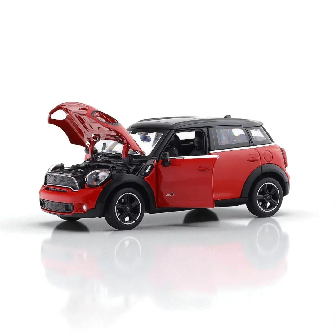 Rastar 1:24 Mini Cooper S Countryman  Die-Cast Model Car -Red (56400)