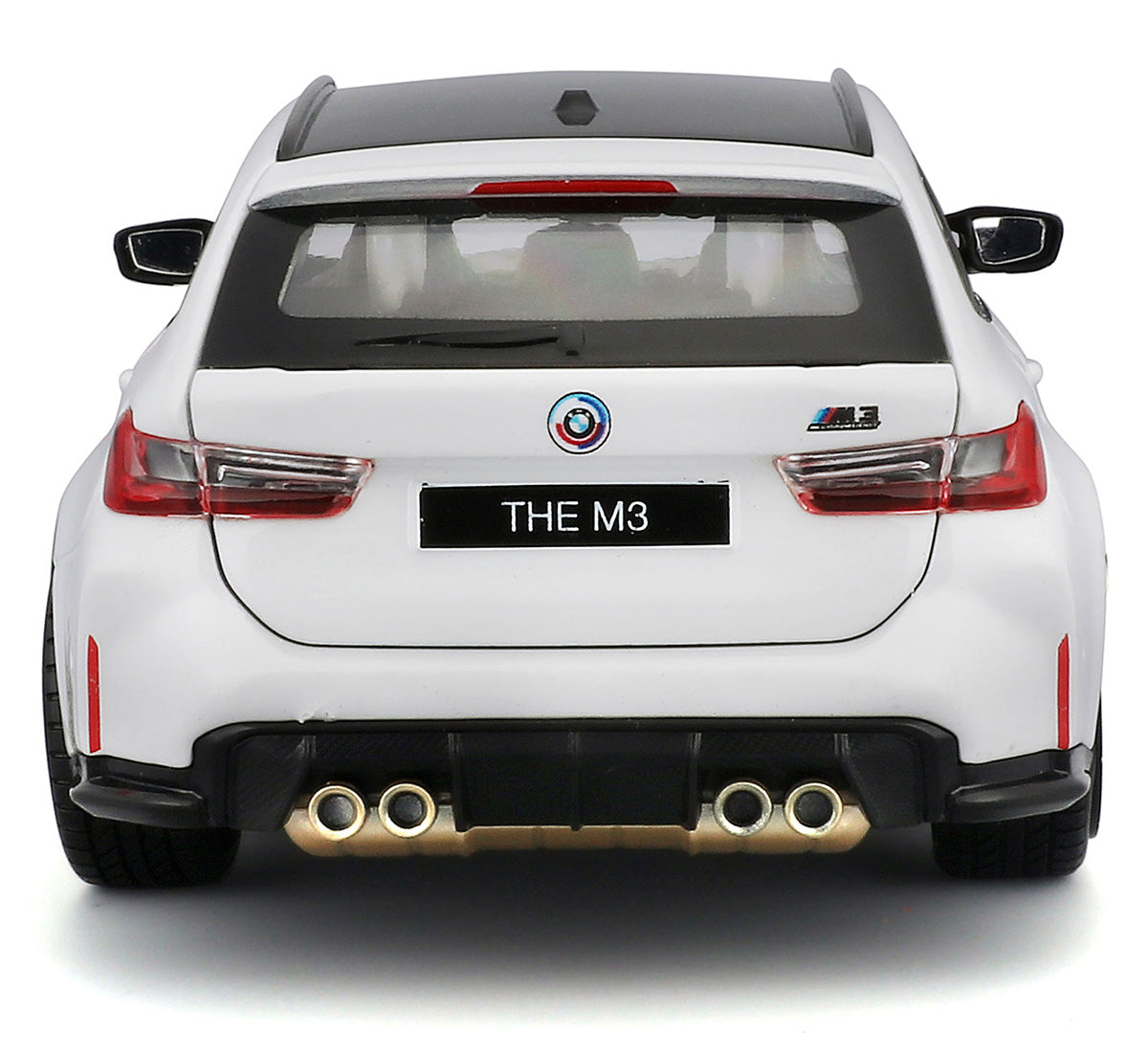 Bburago 1:24 BMW M3 Touring (2023) White Die-Cast Model Car – Premium Collectible