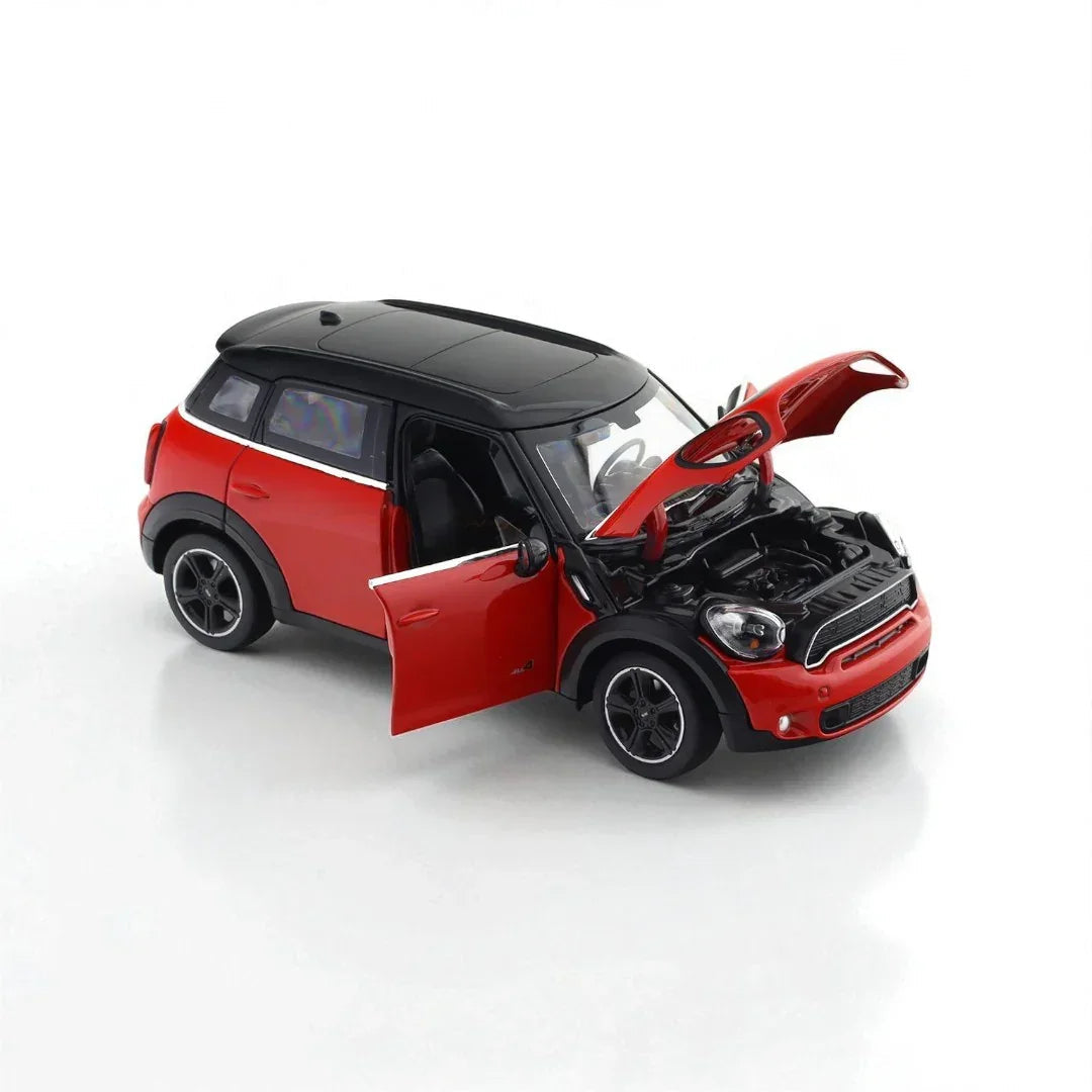 Rastar 1:24 Mini Cooper S Countryman  Die-Cast Model Car -Red (56400)