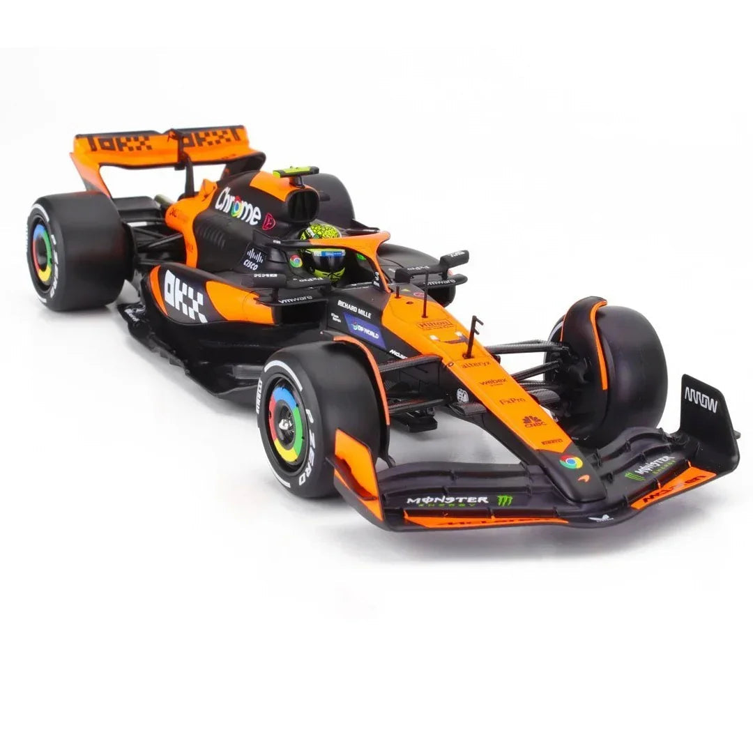 Bburago 1:24 McLaren MCL38 Miami GP 2024 – Lando Norris Diecast Model Car