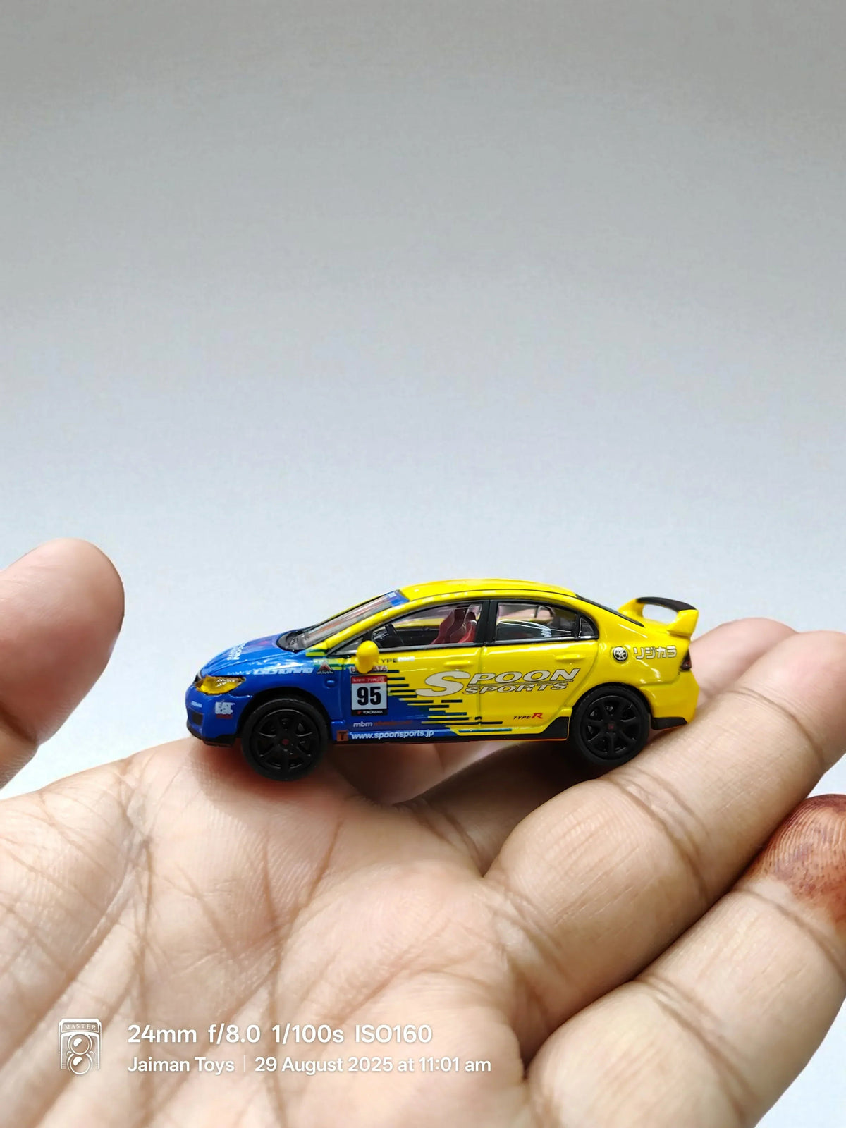 Shadow 1:64 Honda Civic FD2 Spoon Type R 2007  (RHD) LL-021-163 | Diecast Collectible Car Model