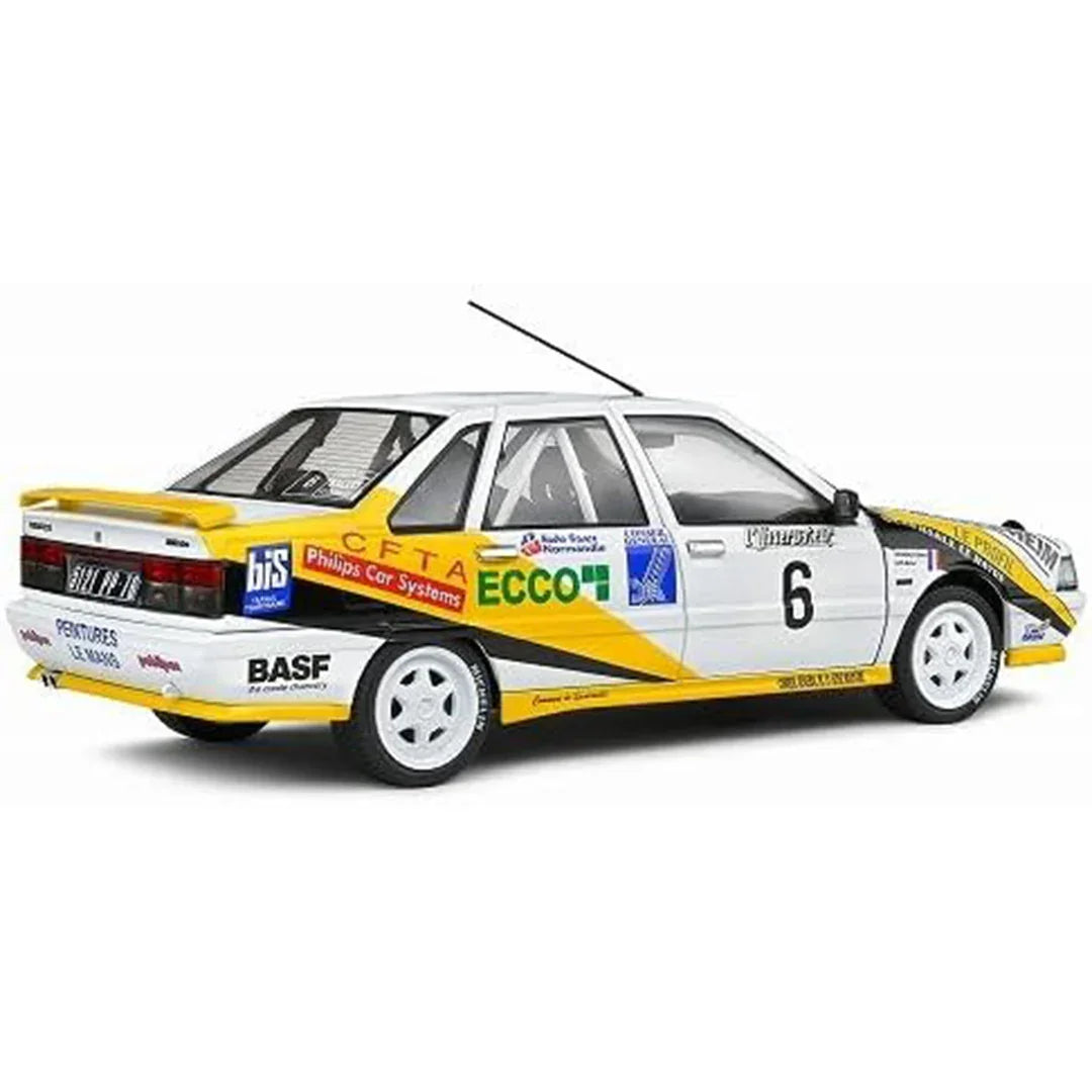 SOLIDO 1/18 Renault 21 Turbo Rallye Charlemagne 1991#6 Diecast model