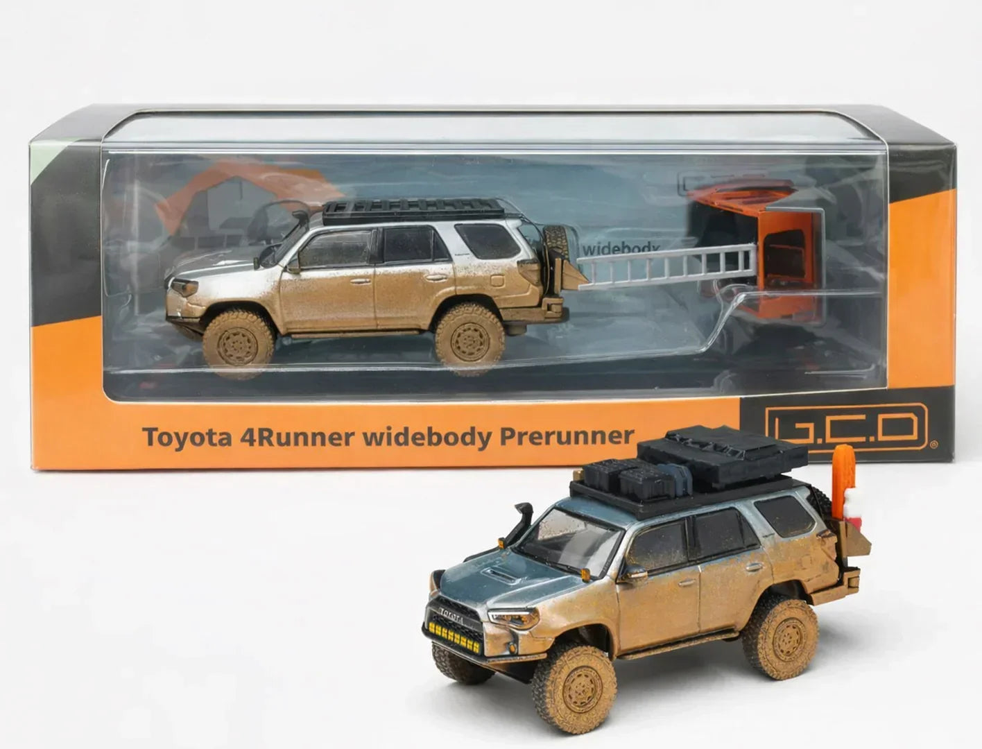 GCD 1:64 Toyota 4Runner Widebody Prerunner Mud Edition – Overland Diecast Model No. 539